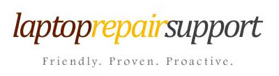 Laptop Repair Support Logo